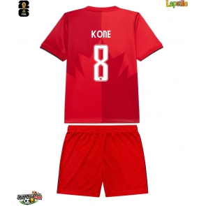 Kanada Ismael Kone #8 Kotipaita Lapsille MM-kisat 2026 Lyhythihainen (+ shortsit)